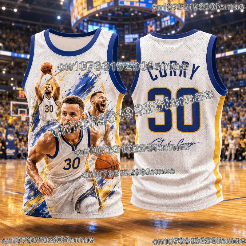2026 Nuova Maglia da Fan di Basket Curry Maglietta Personalizzata Canottiera da Allenamento di Basket Traspirante Asciugatura Rapida Abbigliamento Sportivo da Esterno