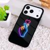 Neon Light Shockproof Phone Case for iPhone 17 Air 16e 15 11 12 14 13 Pro Max Cover Coque