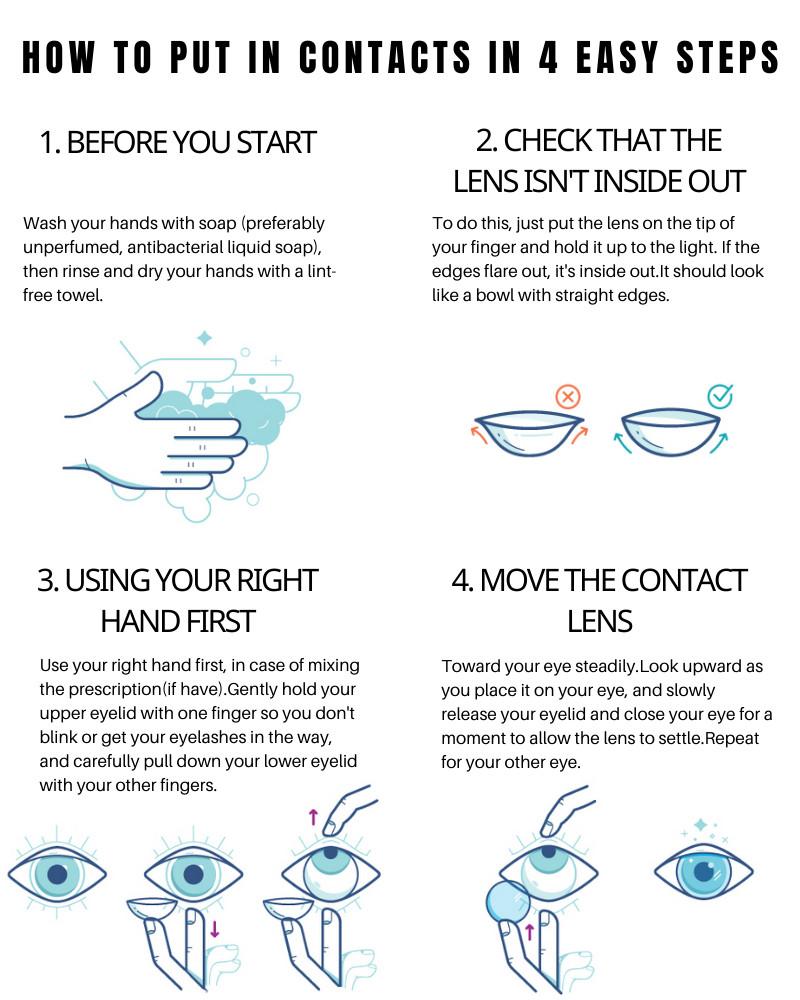 Eyeshare 2pcs Eye Contact Lens Chocolate Contact Lenses Color Natural for Daily Wear Yearly Lenses