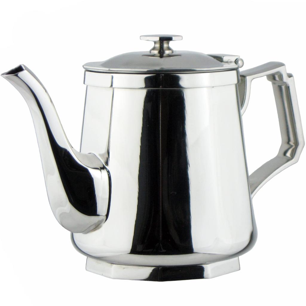 Nagao KOGEI Teapot, 680ml, Extra Thick Mirror-Finish 18-8 Stainless Steel, Made In Japan
