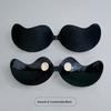 Mango‑Shape Adhesive Bra Breathable Push‑Up Strapless Invisible Bra Front‑Clip Sticky Bra For Wedding Dresses