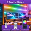 Wasserdichter LED-Silikon-Neon-Streifen, Farbwechselnd, Bluetooth DIY Musikmodus, USB-betrieben, Atmosphärenbeleuchtung