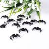  Halloween Small Black Spiders, 50PCS  Plastic Fake Spider Toys for Decor Prank Props with 2cm Lifelike Spiders 