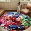 Clown Horror Round Rug for Livingroom,Bedroom, Palyroom, Chair Rug, Area Rug, Circle Carpet, Large Size Fan Christmas Gift