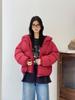 Winter Korean Style Loose Plus Size Casual Padded Cotton Hooded Jacket