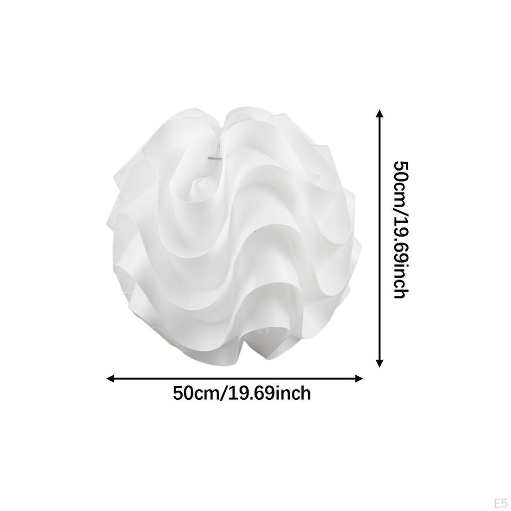 Hanging Light Shade Shape Easy Installation Atmosphere Enhancing Lampcover Cage for Chandelier