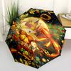 1pc Christmas Wonderland Automatic Open/CloseUmbrella, Portable Compact Umbrella for Men & Women J016