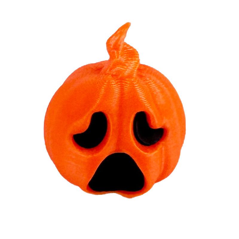 

New 3D Printed Pumpkin Ornament Halloween Horror Props Tabletop Ornament Holiday Party Crafts Grimace Pumpkin
