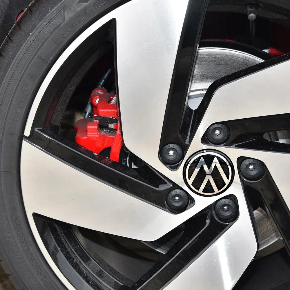 For VOLKSWAGEN VW 4pcs 56mm 65mm 70mm Car Styling Wheel Center Cap Hub Covers Badge Accessories For VW Volkswagen Golf Sharan Pa zq4