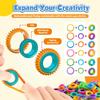 New Rotating Fidget Toys Silicone Sensory Ring Silicone Anti Anxiety Stress Relief Toy Fidget Spinner Ring