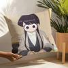 Komi Cant CCommunicateS Pillow Case Home Living Room Decoration Linen Pillow Cases Cushion Cover