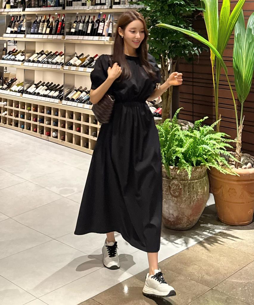 Pildeoseu String Long Dress Black