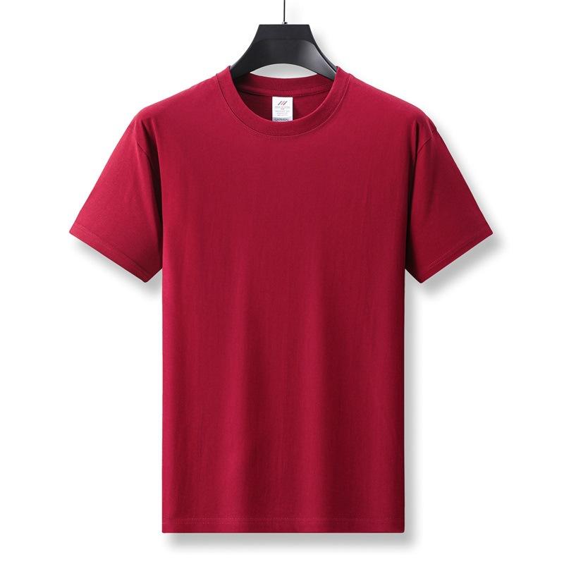 

230g Heavy Men s Short-sleeved T-shirt High-end Pure Cotton Casual Versatile Base Shirt for Men S
