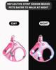 Soft mesh dog chest strap suitable for training walks adjustable dog vest suitable for small and medium-sized dogs and cats