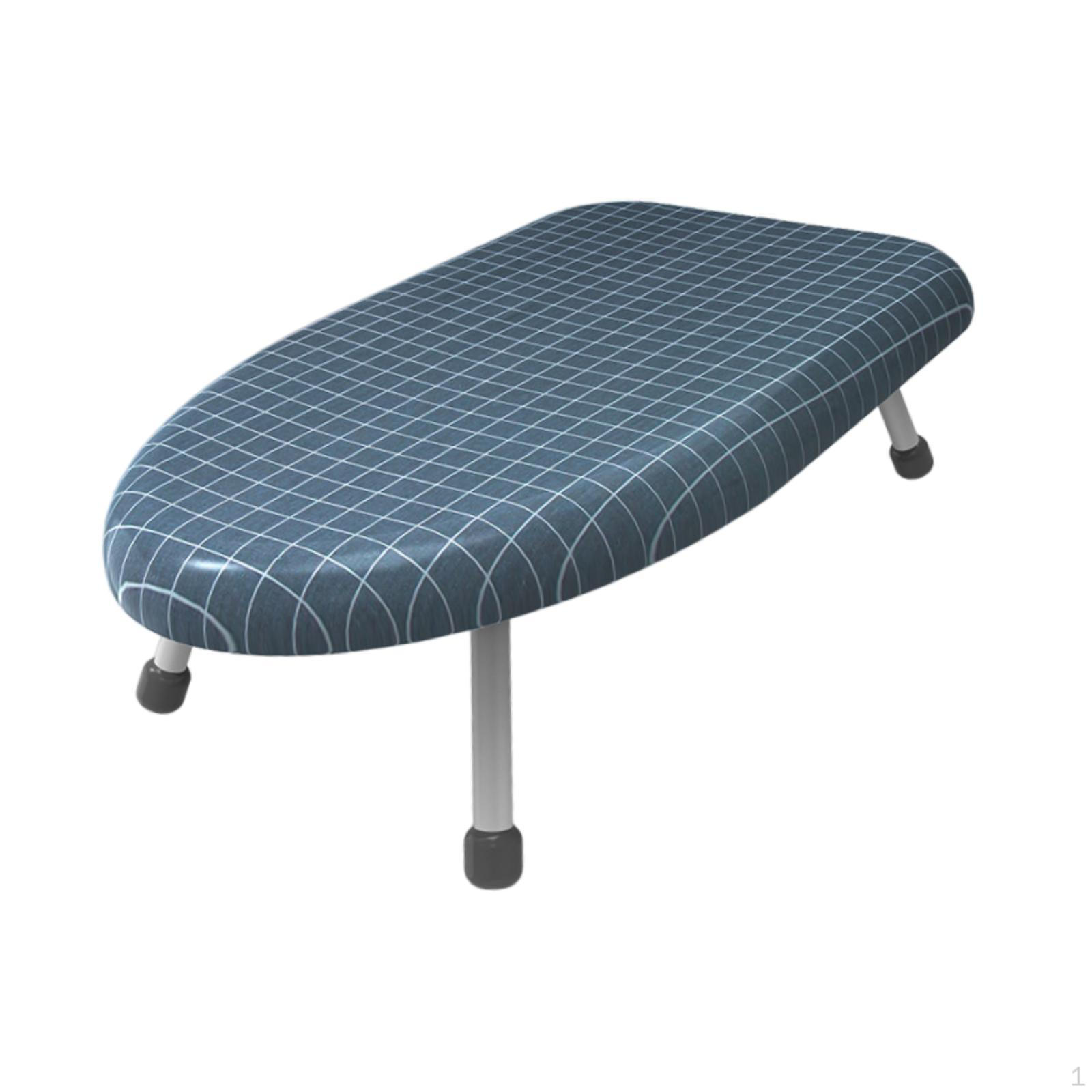 

Folding Ironing Board Heat Resistant Space Saving Multi Purpose Foldable Portable Iron Padding Standard Blue
