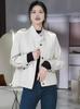 Stylish Stand Collar Women's Short Trench Coat - Age-Reducing, Loose Fit for Spring & Autumn 2026