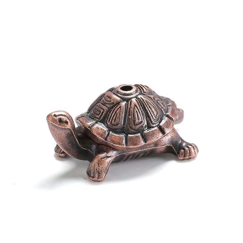 Retro Home Furnishing Fragrance Insert Indoor Aromatherapy Furnace Antique Tortoise Line Block Zen Tea Ceremony Holder Rack