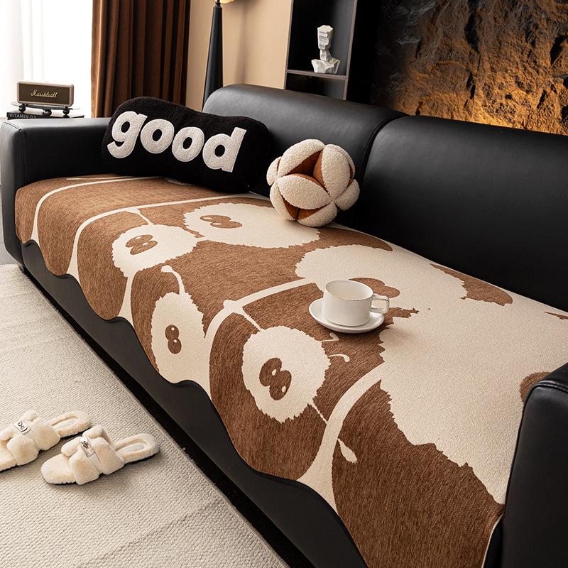 2025 new sofa cushion four seasons universal sofa seat cushion non-slip one-piece irregular sofa cover