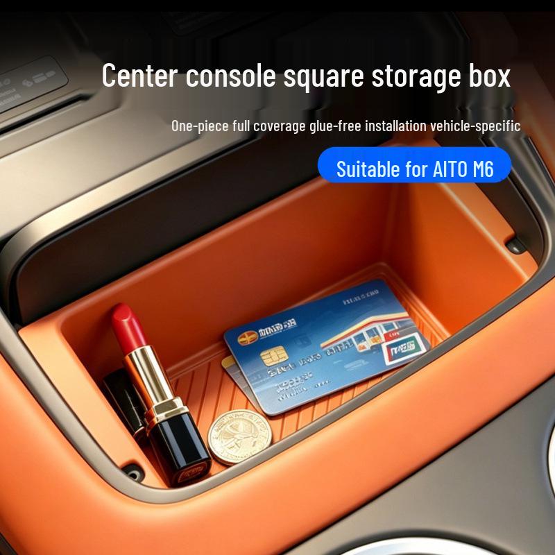 Silicone Protective Set for AITO M6 Console Storage Box Modifications