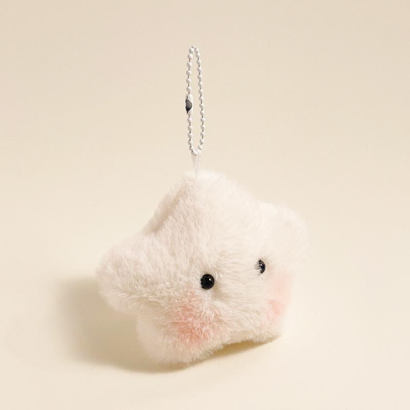 Creative Plush Star Pendant Cute Girl Keychain – Perfect Small Gift or Bag Decoration
