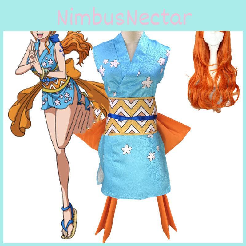 One Piece Nami Wig Costume For Cosplay Halloween And More