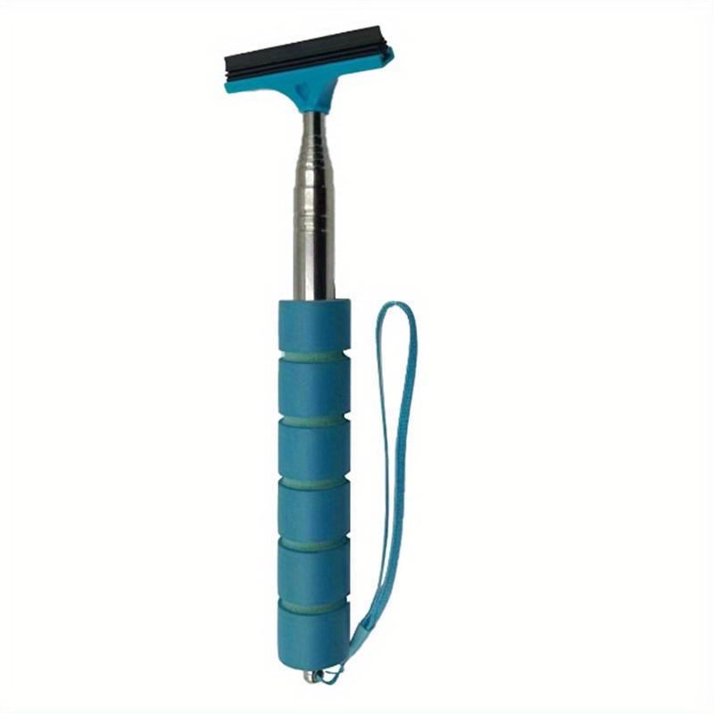 Car Rearview Mirror Wiper Telescopic Car Rearview Mirror Wiper Cleaner 97cm(38.18inch) Long Handle Car Cleaning Tool Mirror Glass Oil Mist Cleaner.