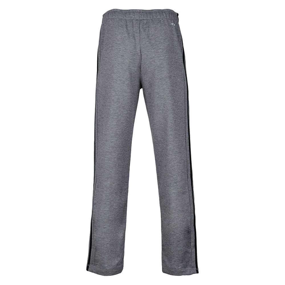 Adidas Basic Series Logo Comfortable Fashion Striped Knitted Training Pants Men Pants Dark-Gray S17859