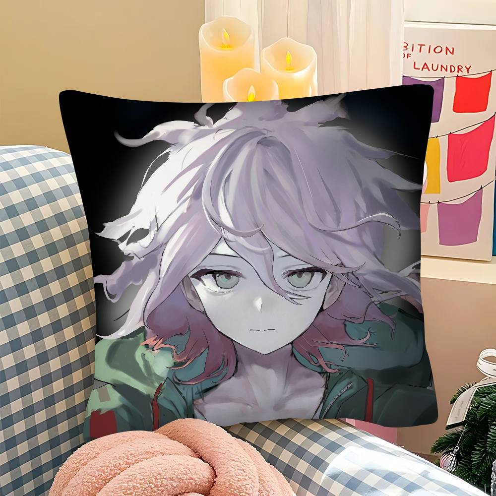 pc NNagito Hajime Anime Pillow Case Fashion Square Pillowcase Bedroom Sofa Room Ins Decoration Leisure