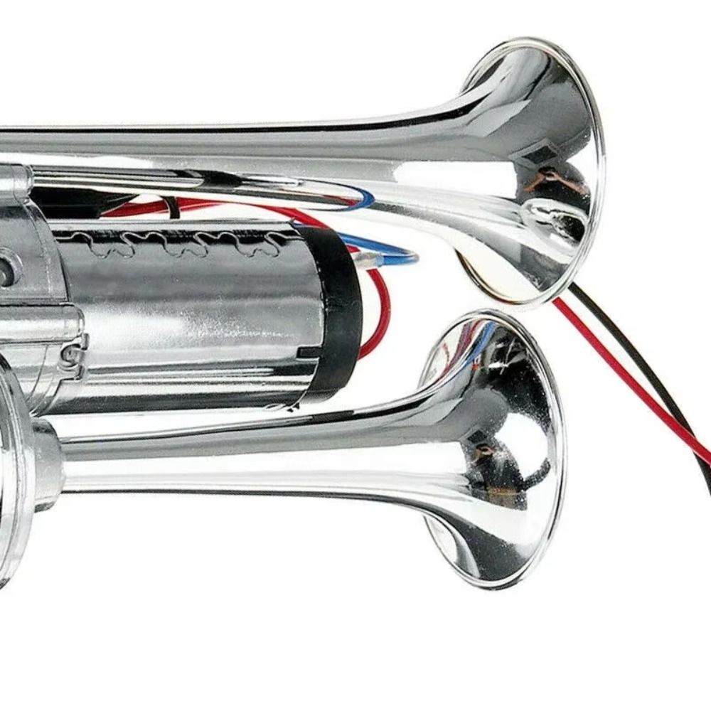 Dual Trumpets Car Horn 120DB Super Loud Horn Bus Horn Air Horn Motorcycle