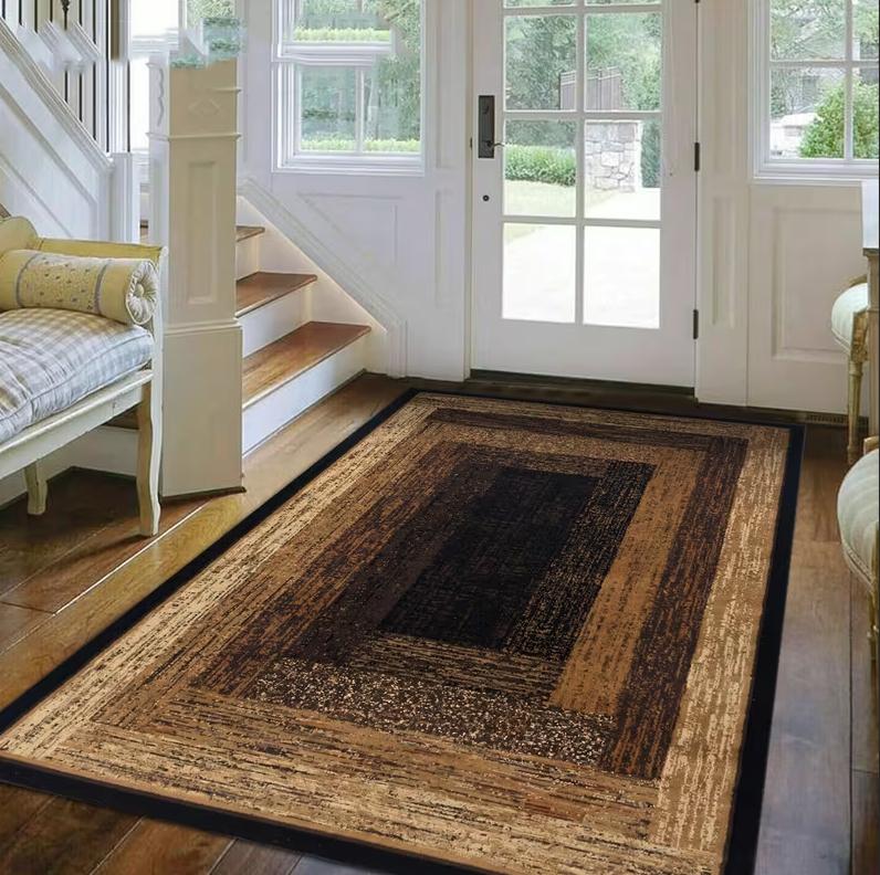 Luxury Floor Mat Machine Washable Outdoor Mat Suitable for Living Room Bedroom Home Decoration Carpets