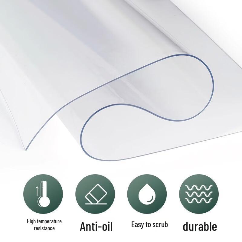 Qunrong 15m Round Clear PVC Table Mat 1mm Thick 2170₽