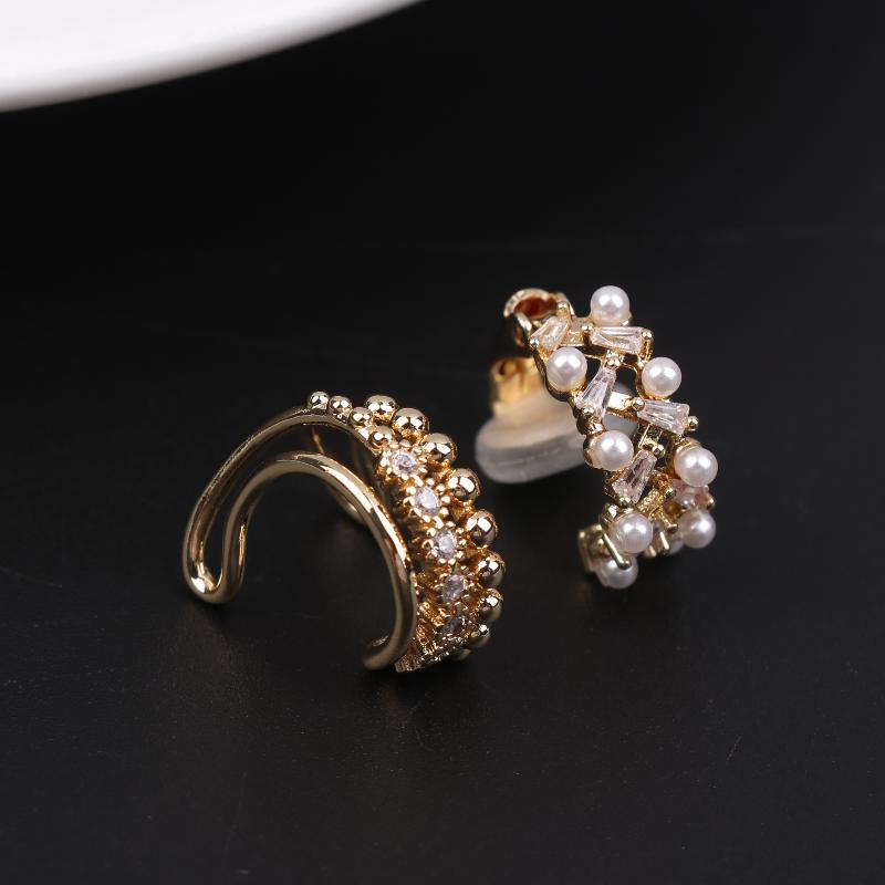 2Pcs Adjustable Clip-On Earrings Ear Cuffs Non Piercing Ear Corrector For Prominent Ears Jewelry Gifts