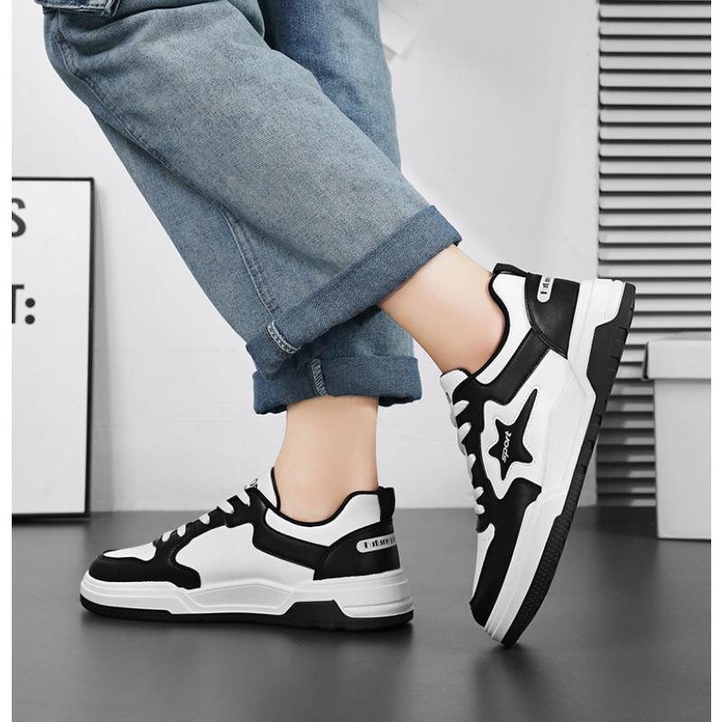 Men S Breathable Thick Sole Casual Sneakers Trendy Versatile Shoes