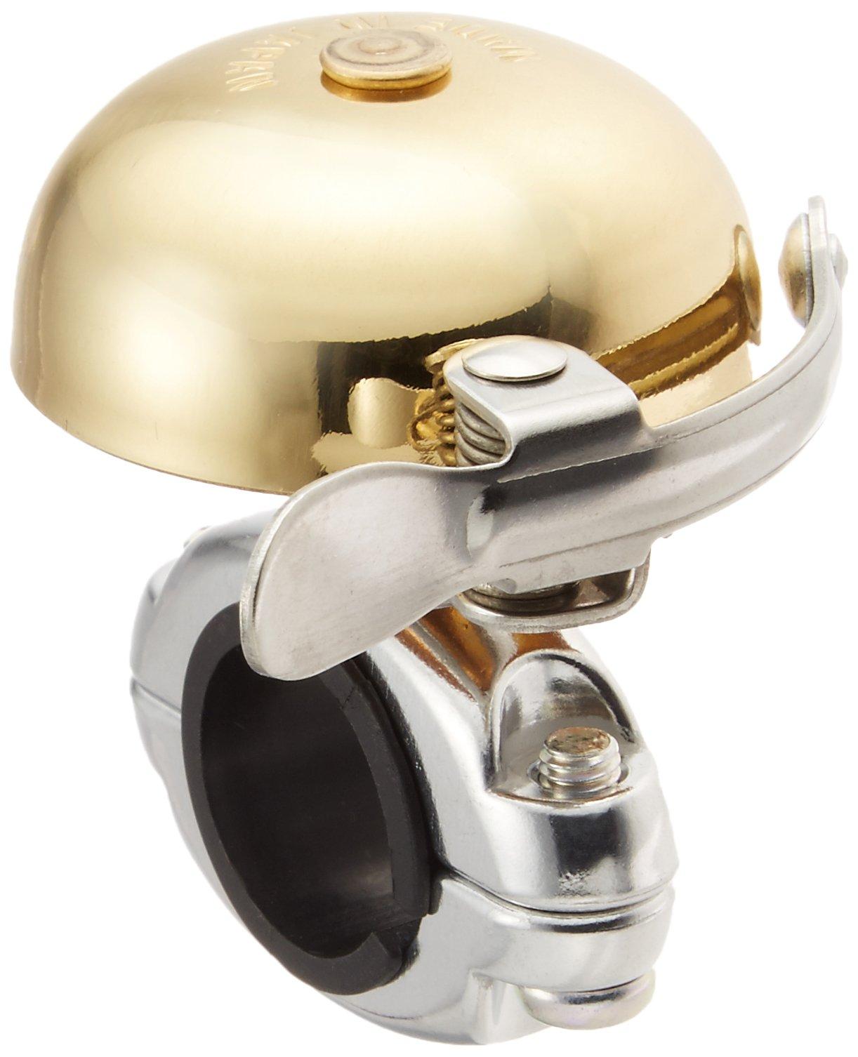 

Ogi Kogyo Made in Japan Bicycle Hibiki Bell Clamp Brass Gold золотой