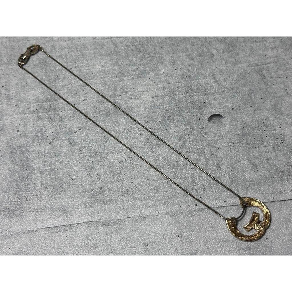 Used Givenchy Necklace Horseshoe Horseshoe Rhinestone G Logo [273]