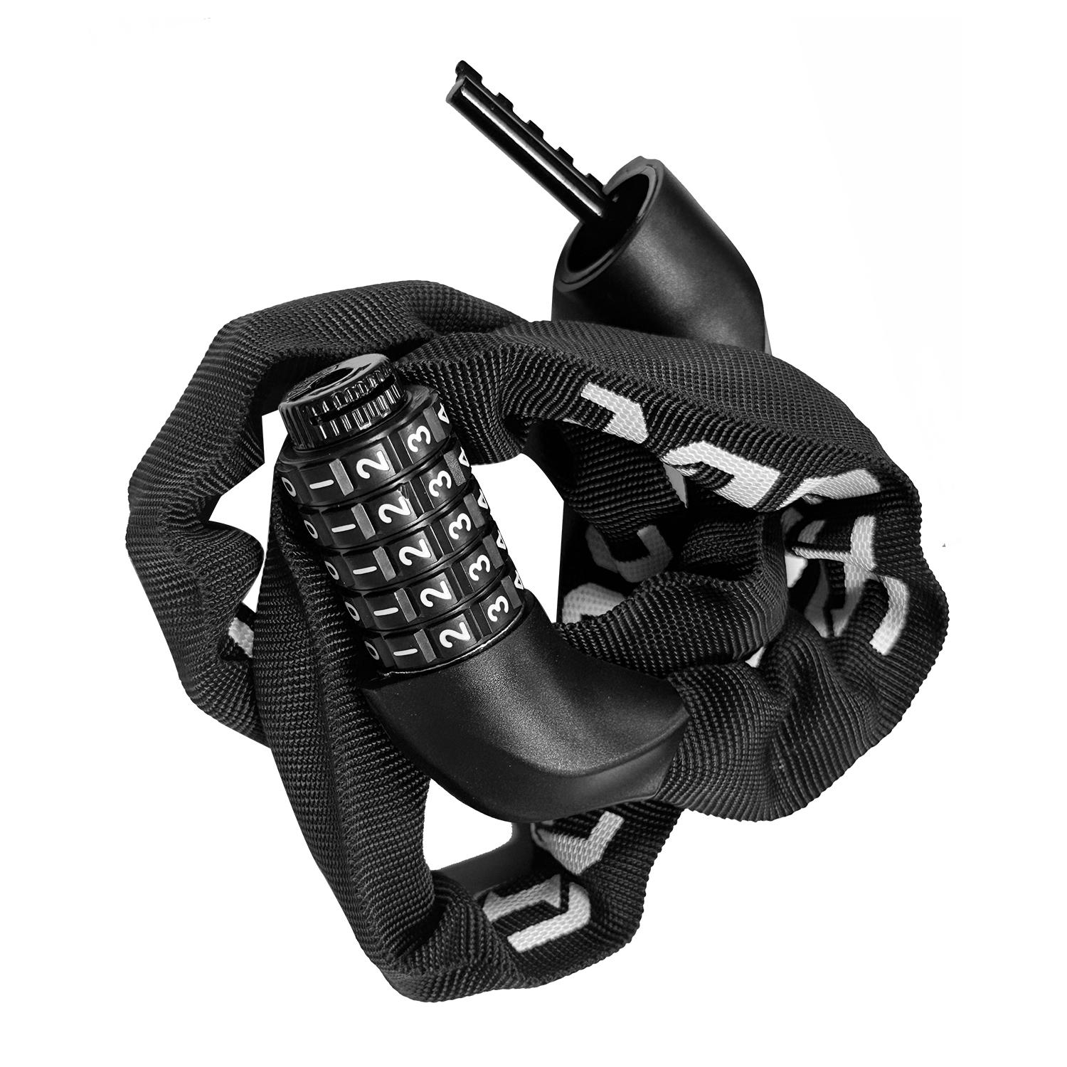 SENDE Combination Chain Lock 5-digit Code Thicker Chain Multifunctional Anti-theft Tyre Lock Riding Motorbike Bike Accessories Chain