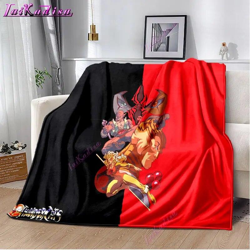 Thundercats Throw Blanket Cartoon Soft Cover Lightweight Warm Cartoon Blankets for Kidsroom Bedroom
