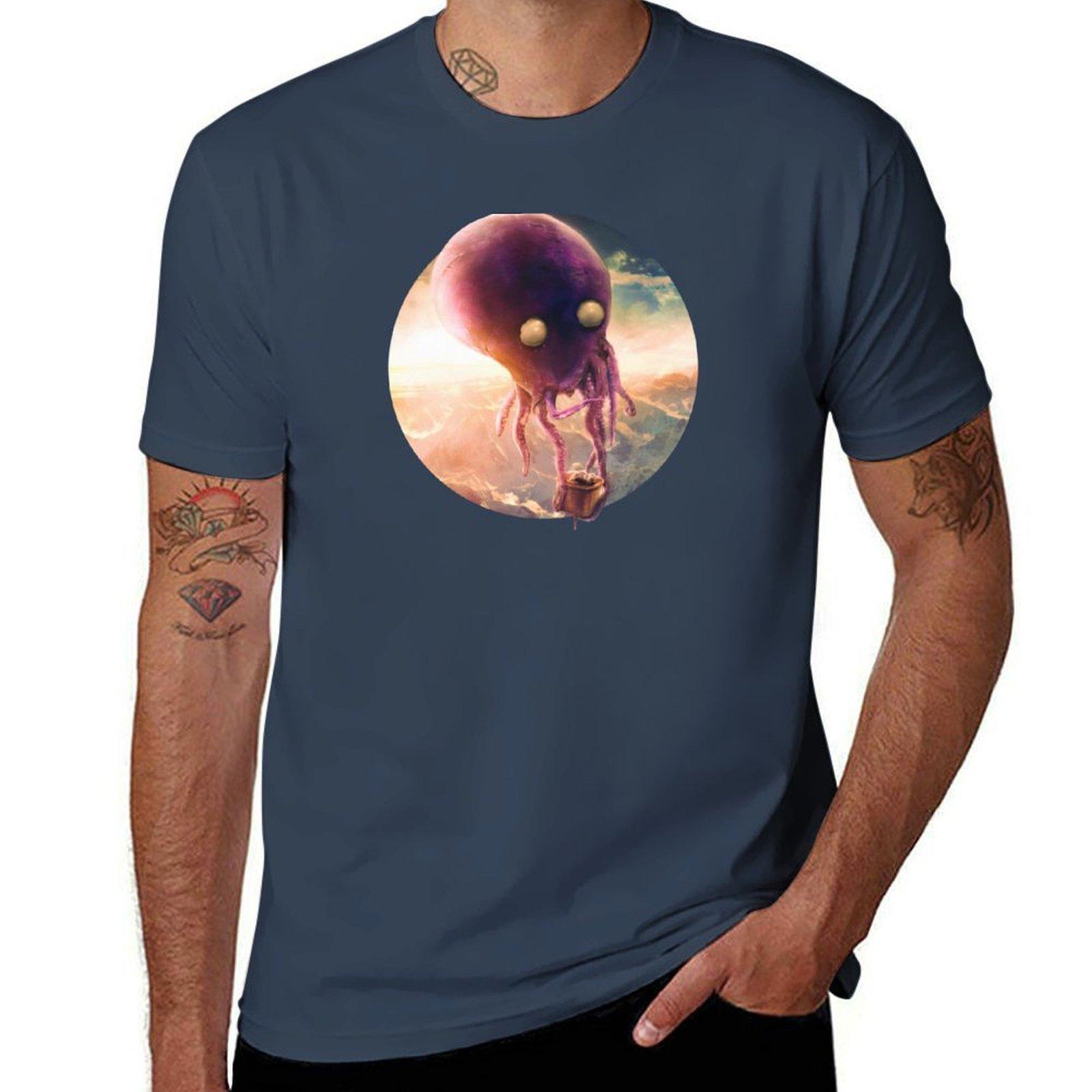Octopus Riders Tshirt Simple Graphic Design Tshirt S