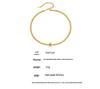 Exquisite 18k Gold-Plated Zircon Flower Jewelry Set: Stackable Stainless Steel Bracelet and Necklace.