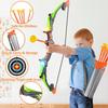 Non-Toxic Kids Archery Set Bow And Arrow Light-Up Recurve For Kids Toy For 3-12 Years Old Children Hunting Shooting Toy Christmas Gift