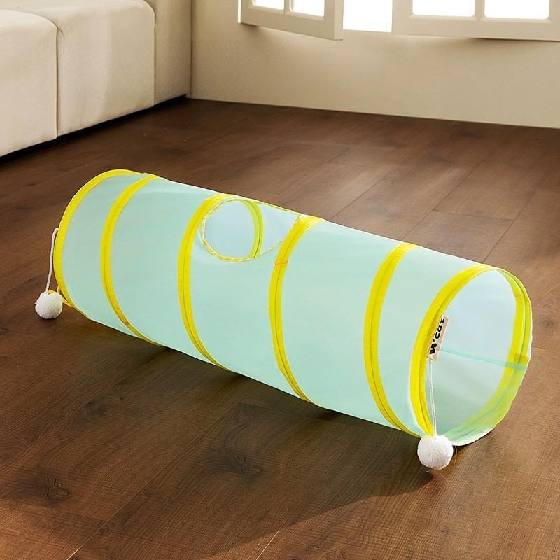 Cat Play Tunnel With Collapsible Structure For Enrichment And Exercise
