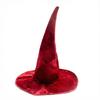 Tall Pointed Party Hat for Seasonal Costumes, Shapeable Outline and Tip with Soft Polyester Shell and Support Frame