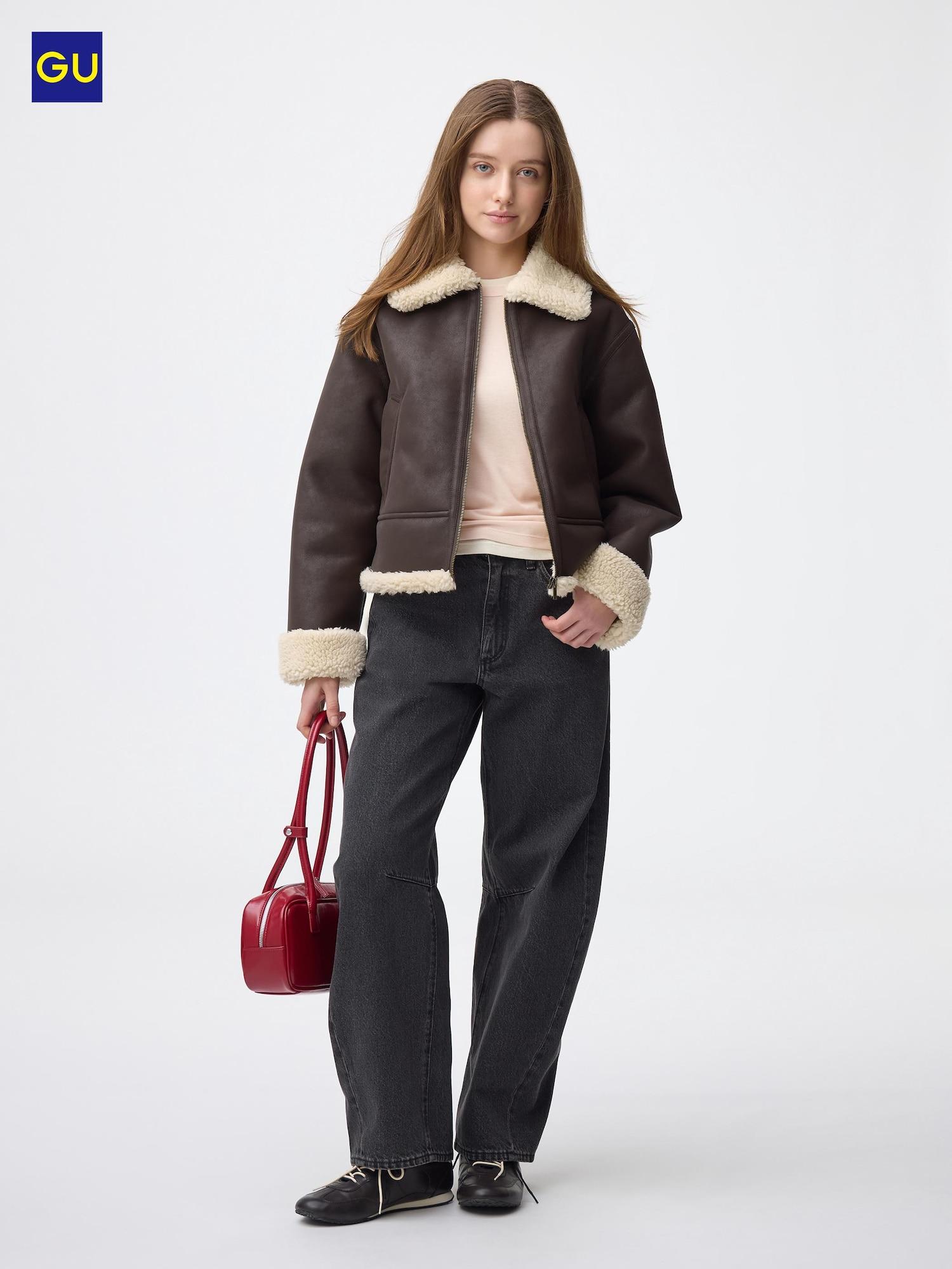 Джинсы Uniqlo Gu Barrel Leg 08 DARK GRAY/WOMEN S