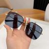 Year Tide 9 Sunglasses Women'S Street Sunglasses Fashion Uv Protection Comfortable Super Cool Glasses Metal
