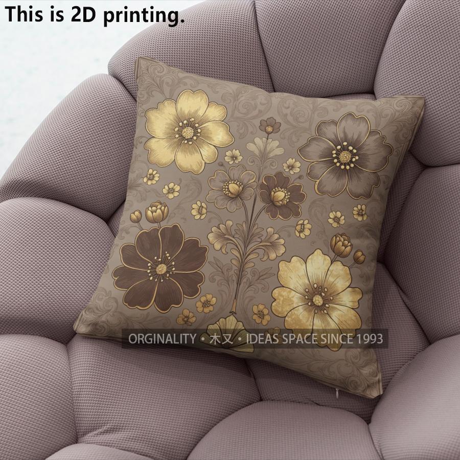 Vintage Floral Print Throw Pillow Covers Pattern Cushion Cover Suitable For Sofa Bedroom Car Pillow Cover