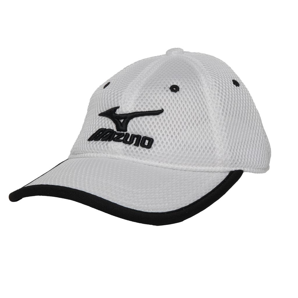 Mizuno Junior Air Mesh Sun White Cap, Protection, Summer, C2JWB411, Kids,