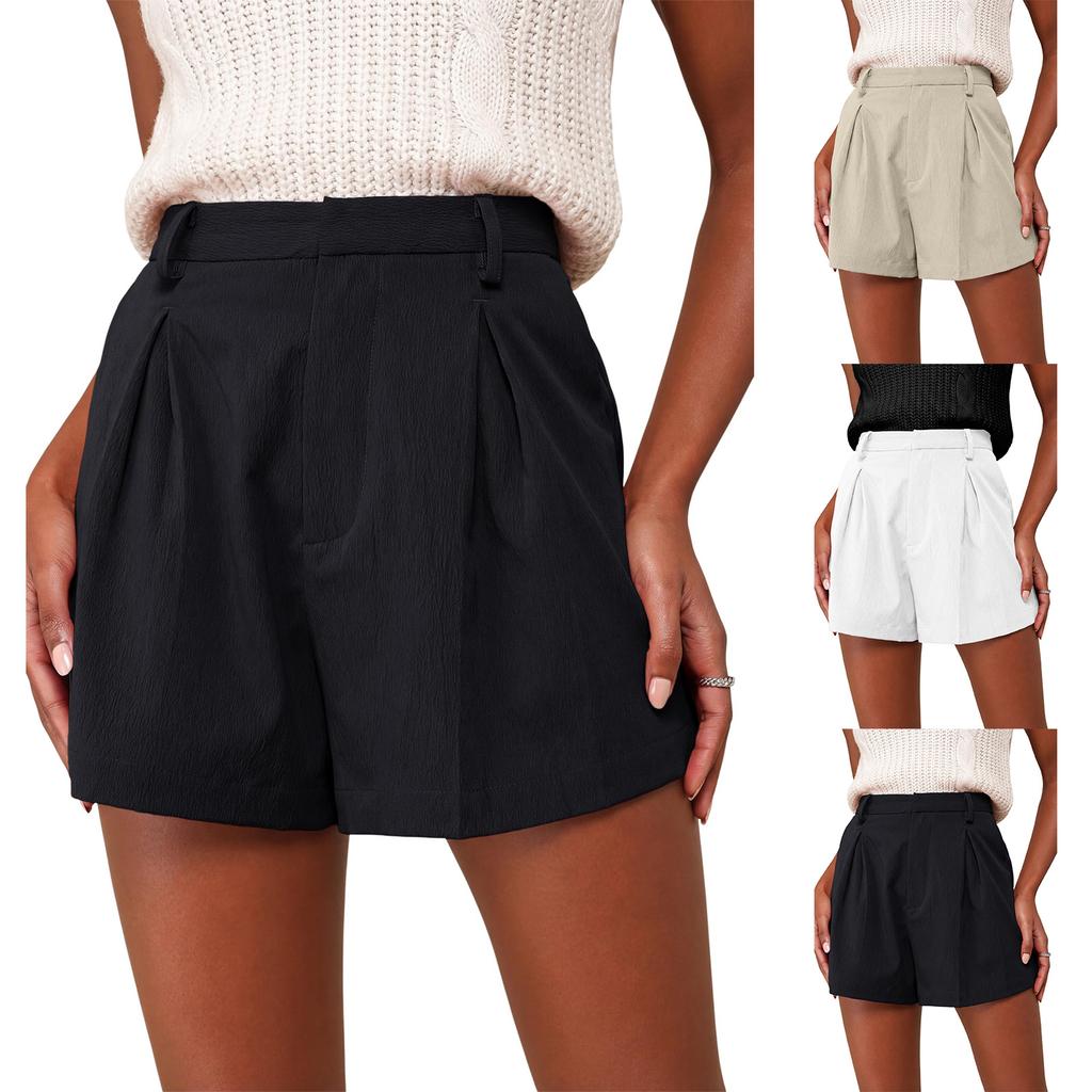 Summer Shorts For Women Casual High Waist Wide Leg Shorts
