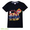 Nieuwste Brandweerman Sam Camiseta Kinderen Zomerkleding Junior Jongens Korte Mouw Tops Baby Meisjes Pure T-shirts Kinderkleding