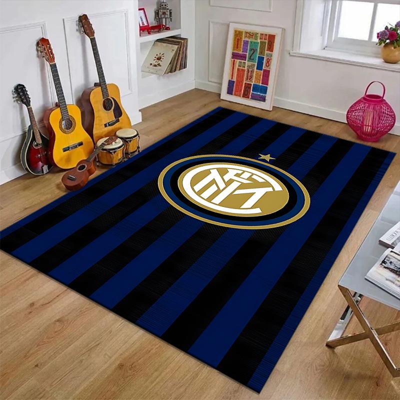 I-Internazionale Milano (8)Printed Area Rug Carpet for Bedroom Living Room Home Decor Rugs Mat Non Slip Mat Rug for Bedside
