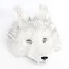 Simulation Wolf Tooth Mask 3D Set Accessories Cosplay Lone Wolf Plush Beast Tail Party Ball Props Anime Animal Set Halloween